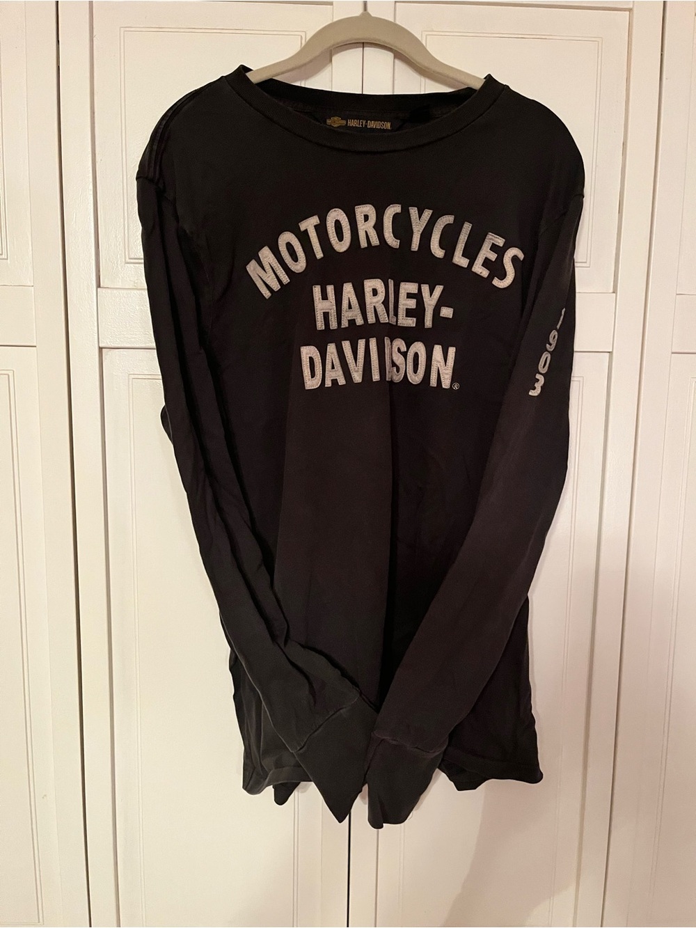 Harley-Davidson Black Long Sleeve 'Motorcycles' Pullover